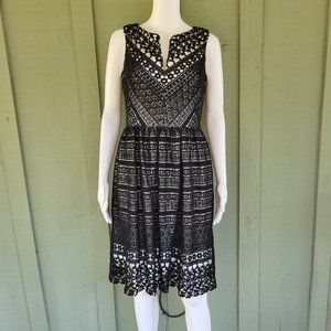 New 57 GRAND Black Lace Dress 6